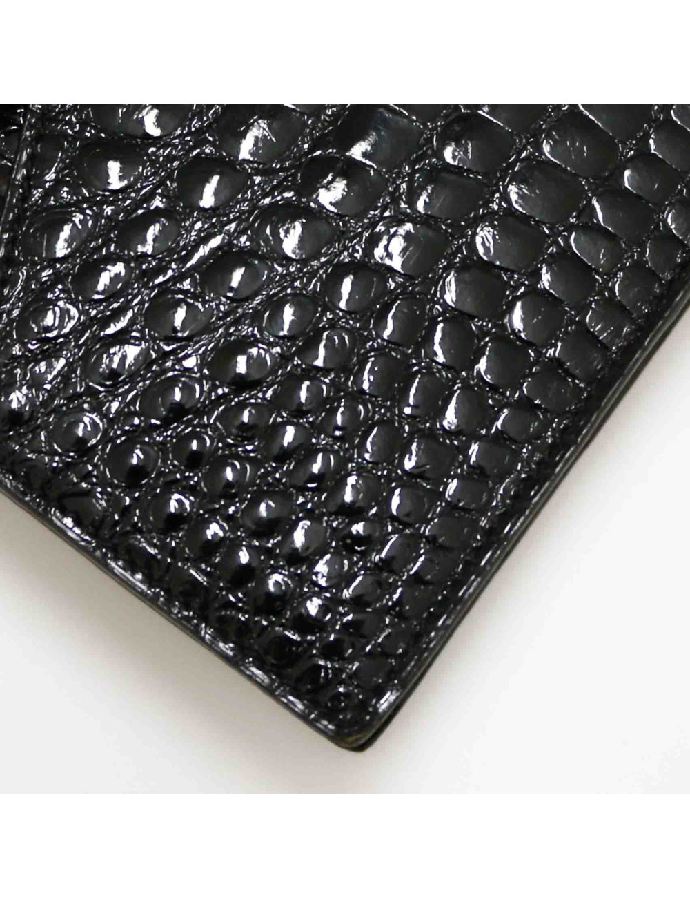 Sac  du soir Vintage alligator noir 