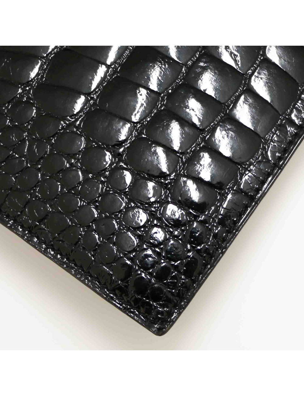 Sac  du soir Vintage alligator noir 