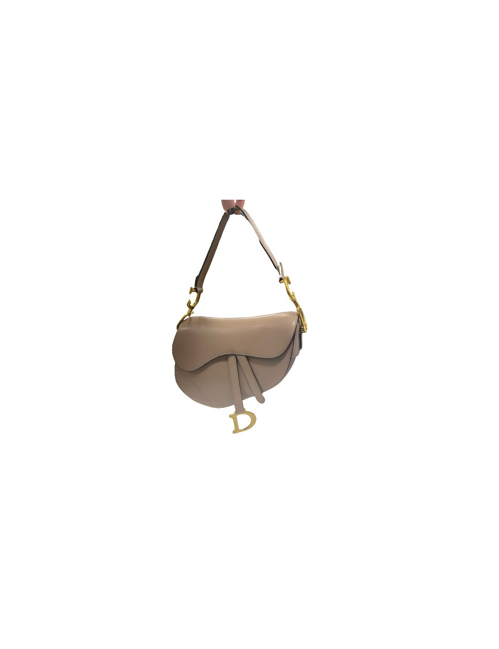 Sac Saddle DIOR cuir beige
