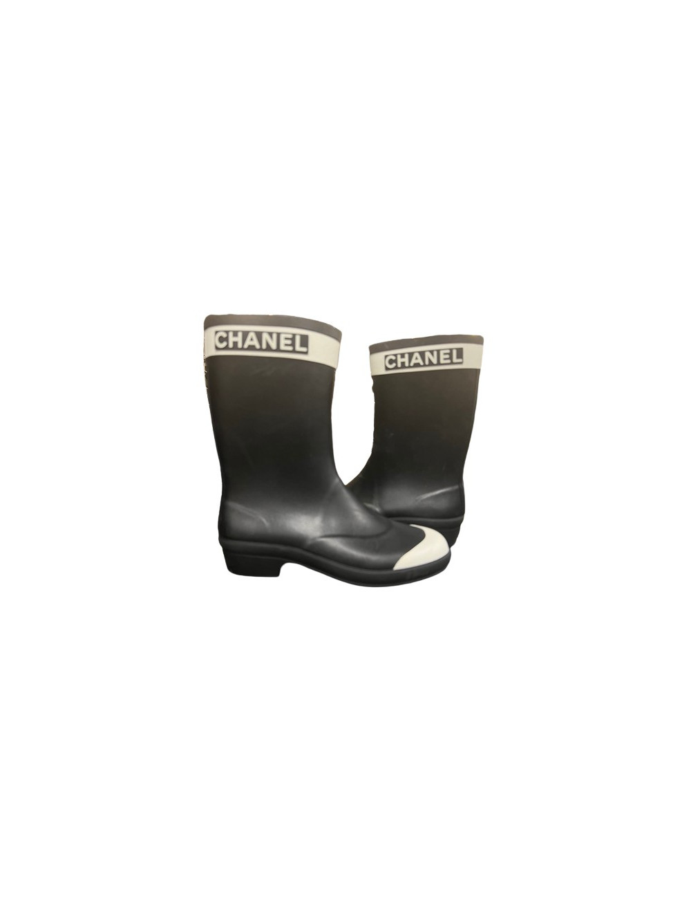 Bottes pluie CHANEL T 37