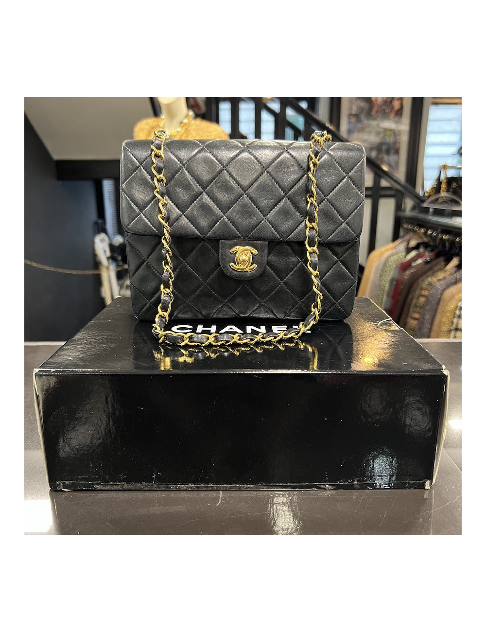 Sac Timeless CHANEL vintage 20 cm