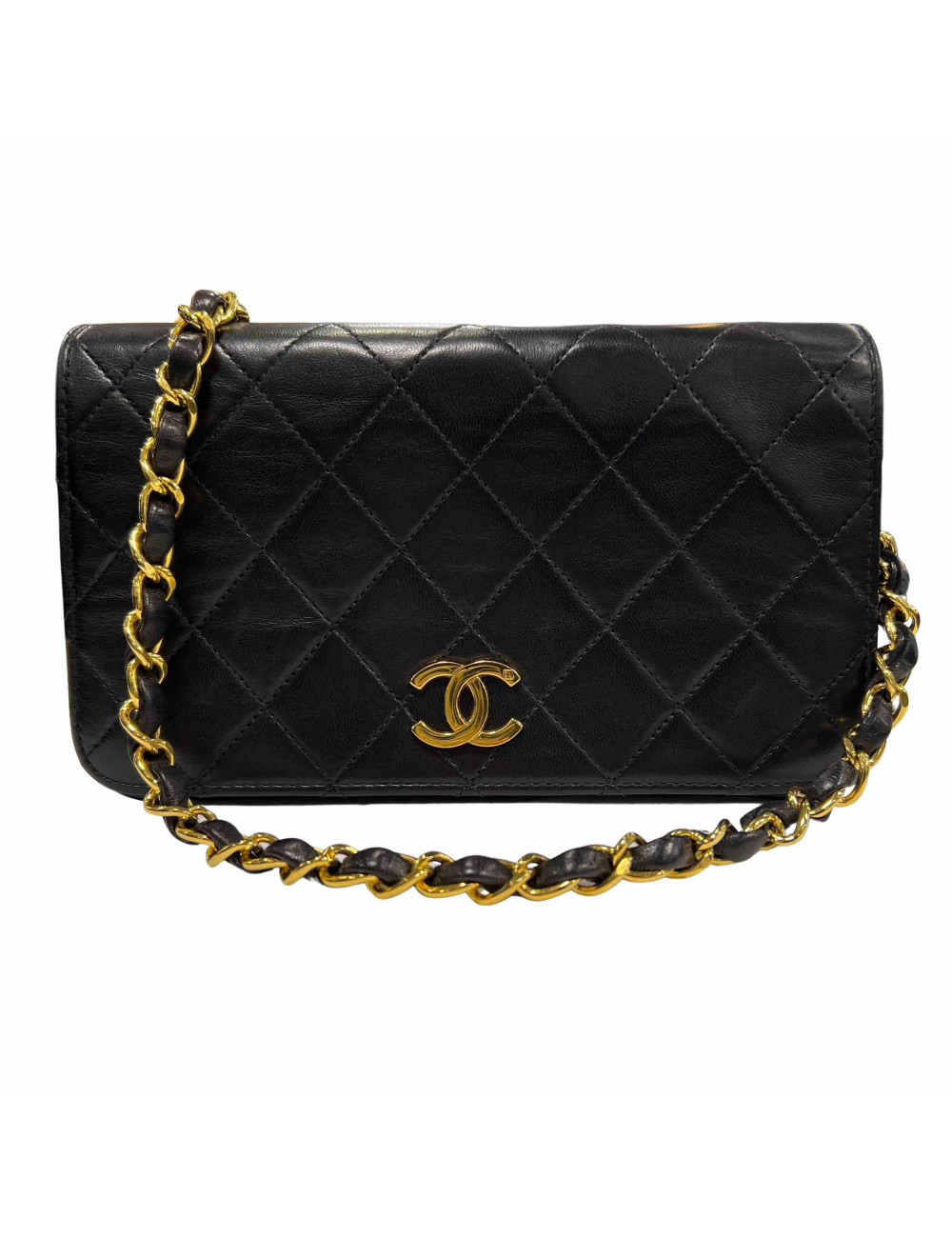 Petit sac vintage CHANEL noir