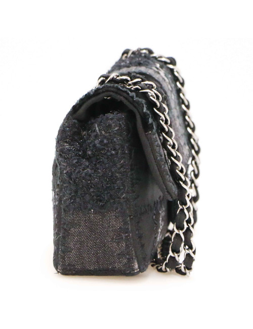 Sac Classique CHANEL patchwork noir