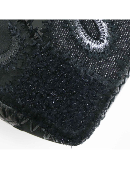 Sac Classique CHANEL patchwork noir