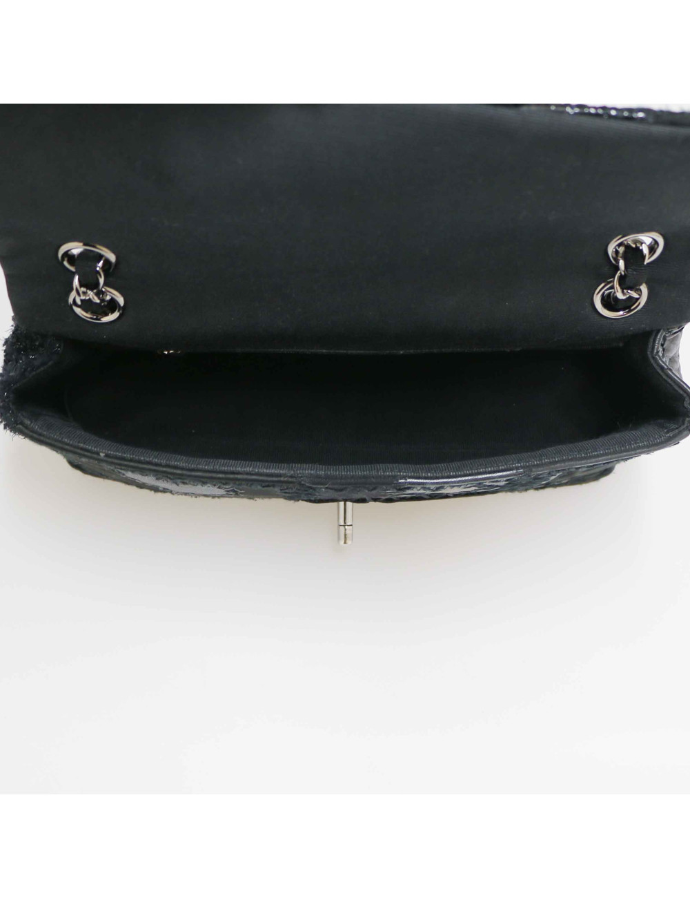 Sac Classique CHANEL patchwork noir