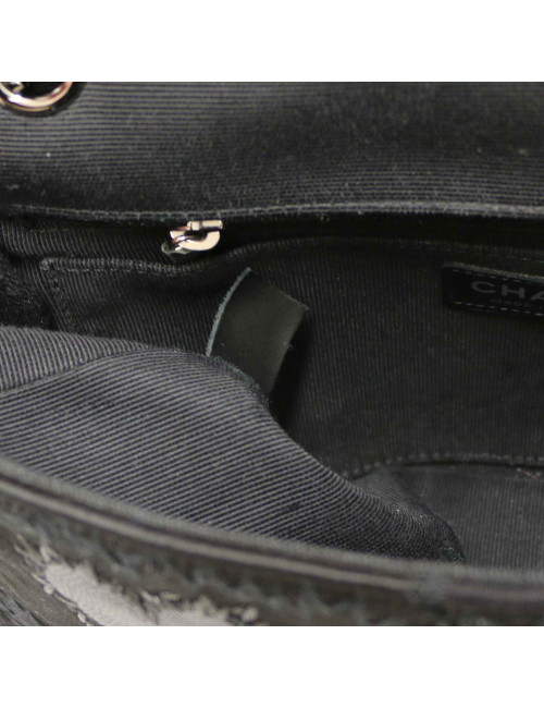 Sac Classique CHANEL patchwork noir