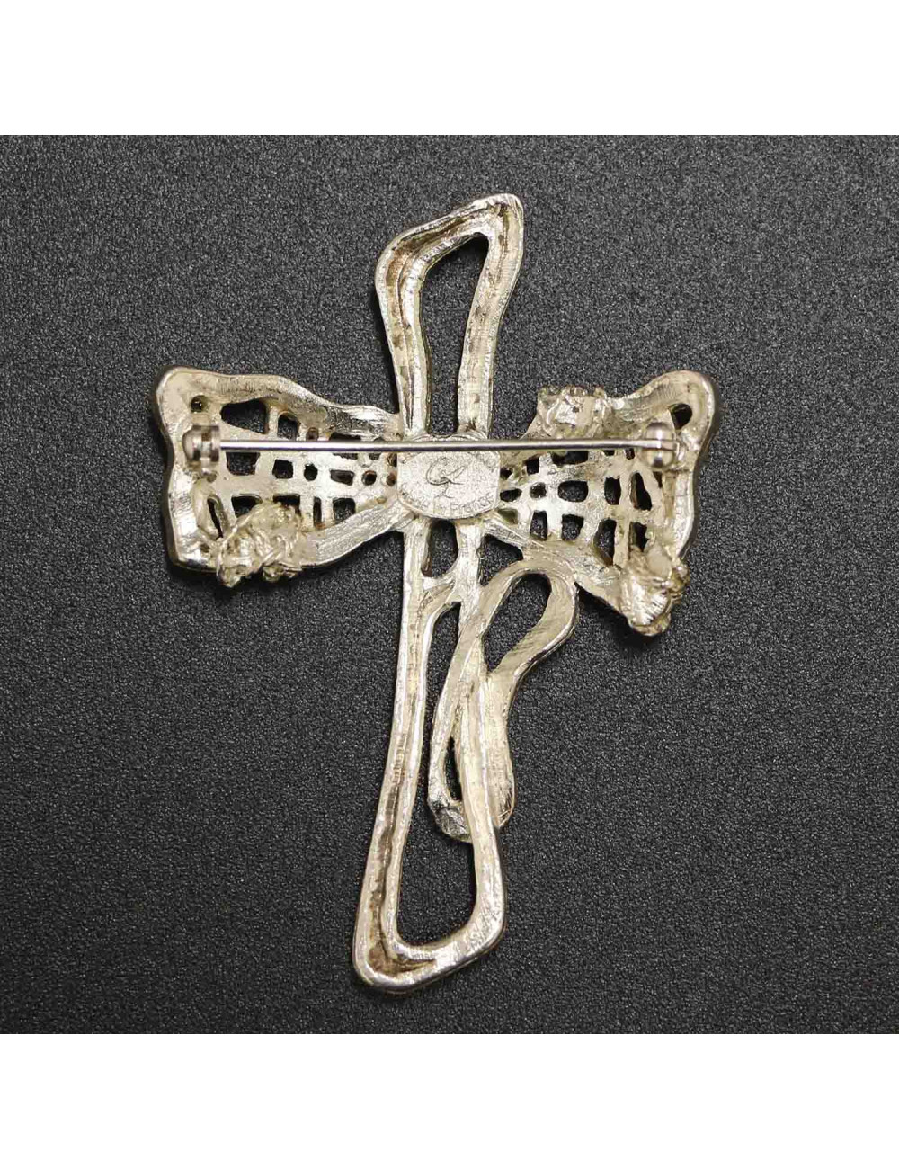 Broche croix CHRISTIAN LACROIX 