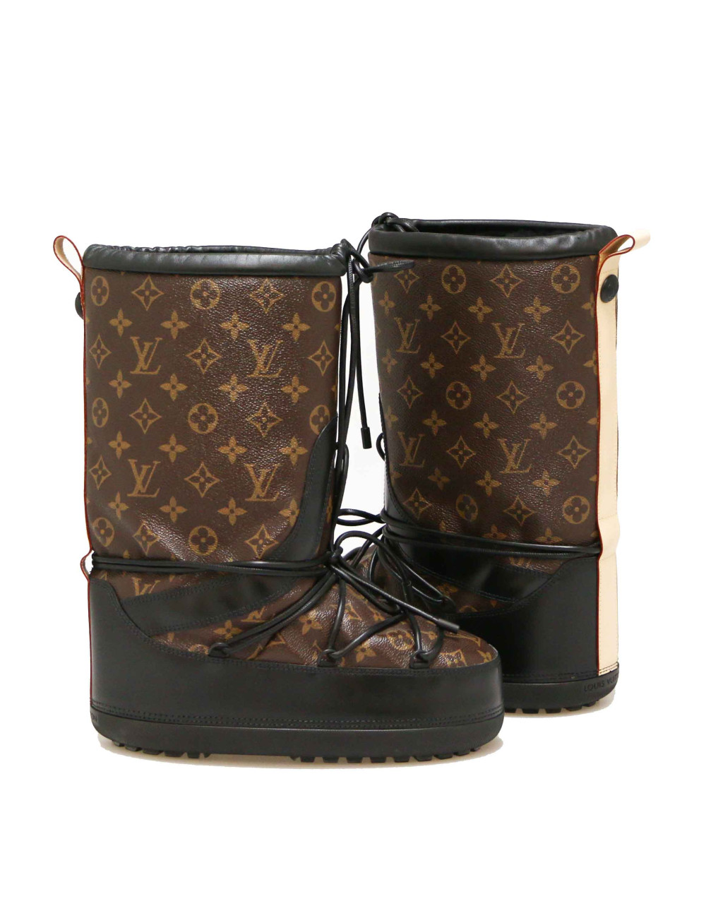 Boots LOUIS VUITTON T38 toile Monogram: 