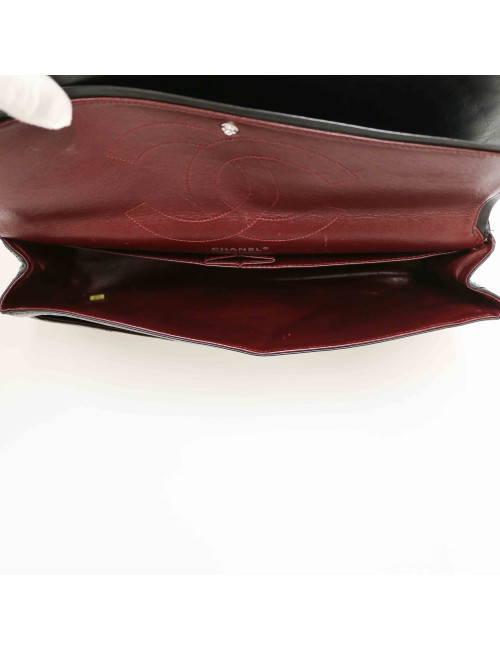Maxi sac 2.55 CHANEL veau vieilli noir