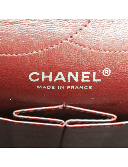 Maxi sac 2.55 CHANEL veau vieilli noir