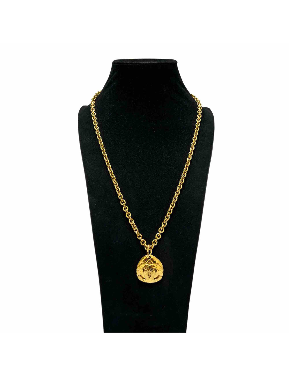 Collier CHANEL vintage doré