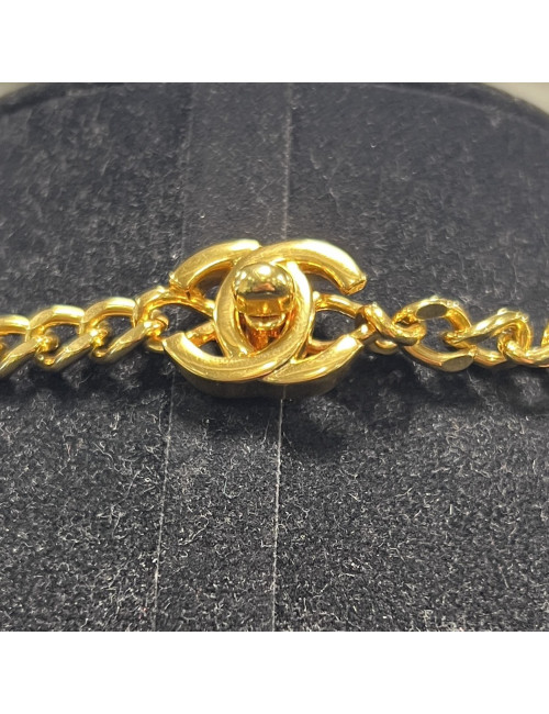 Collier long CC Turnlock CHANEL