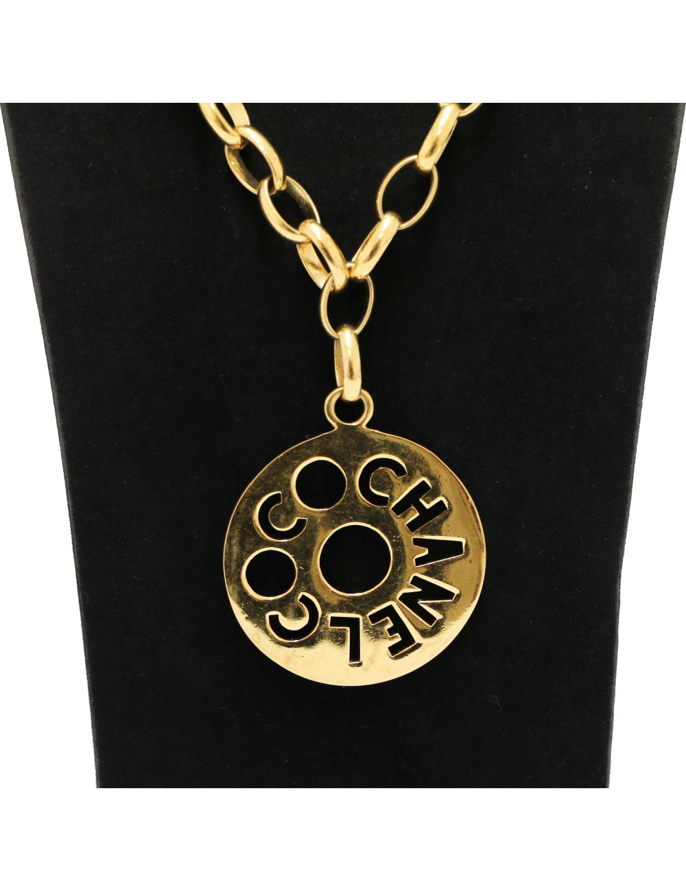 Sautoir CHANEL COCO CHANEL doré