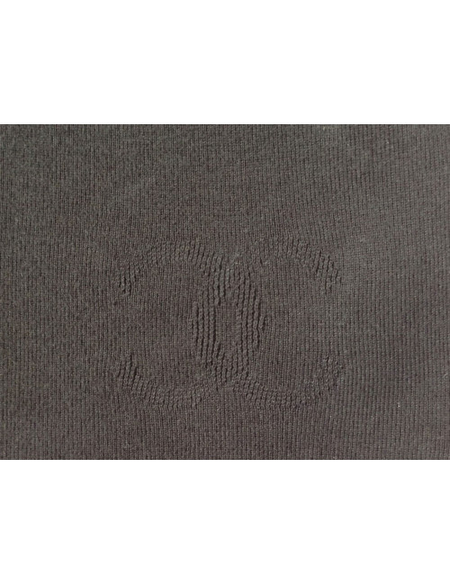 Petite robe CHANEL noire en coton