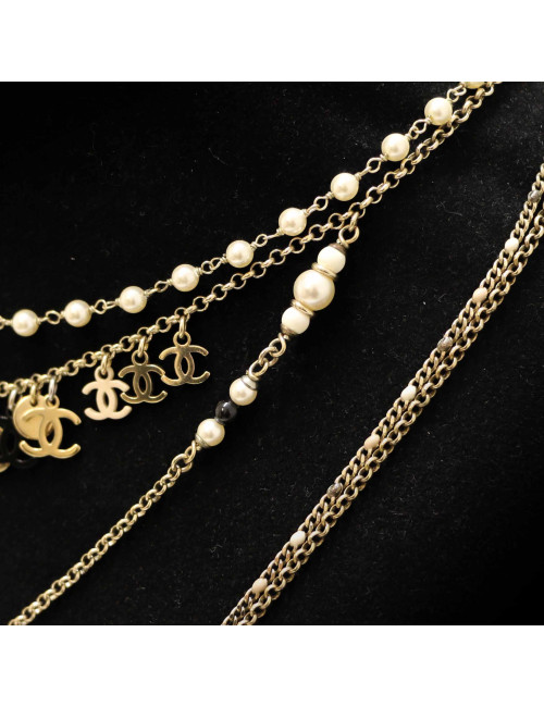 Sautoir CHANEL multirangs 