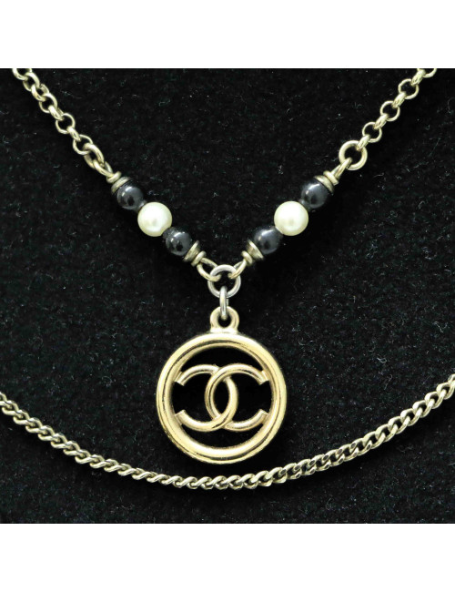 Sautoir CHANEL multirangs 