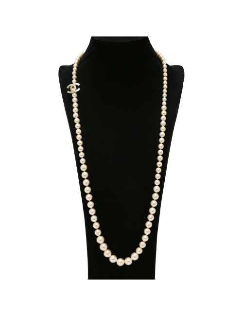 Sautoir CHANEL perles 