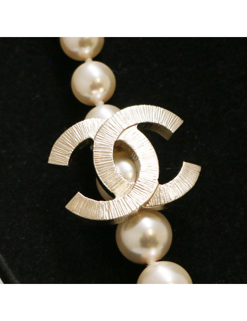 Sautoir CHANEL perles 