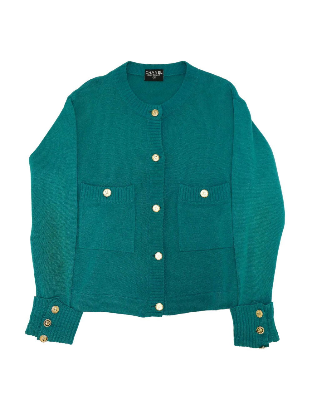 Cardigan T44 CHANEL vert