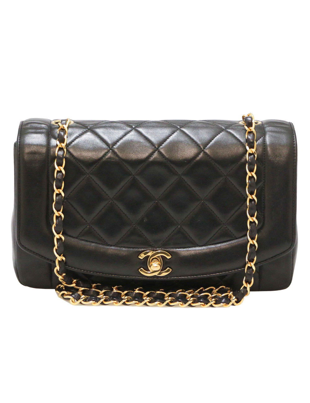 Sac vintage CHANEL Diana noir