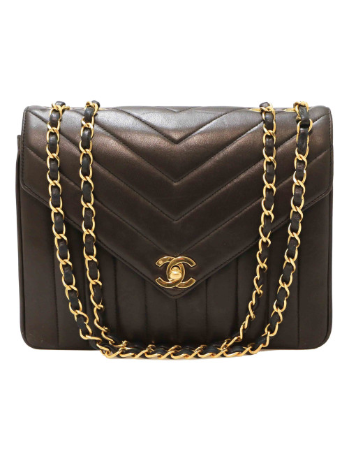 Sac Classique Chanel vintage chevron