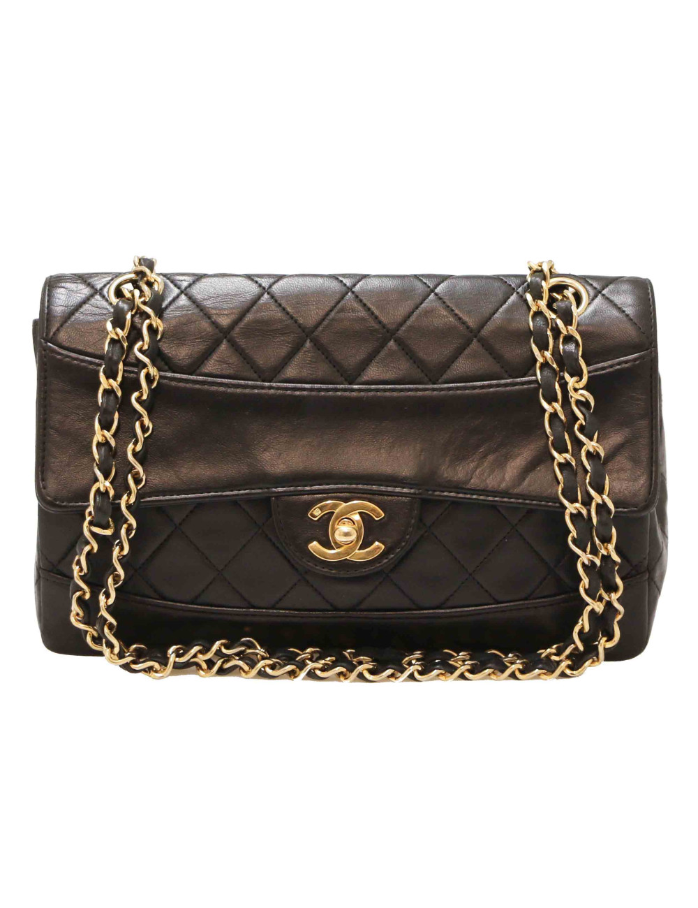 Sac vintage classique CHANEL noir