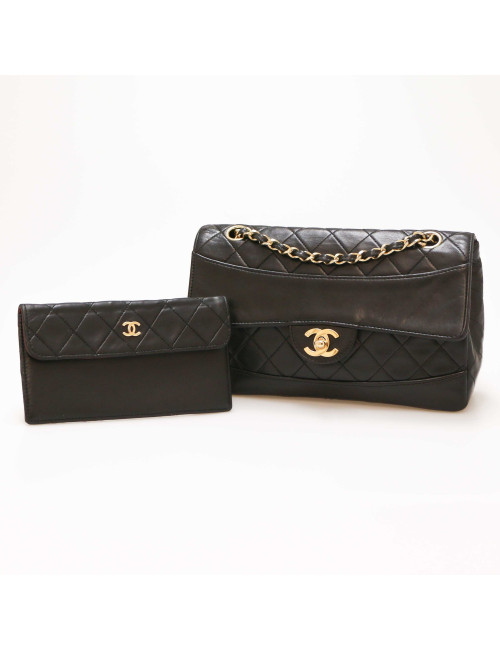 Sac vintage CHANEL classique noir