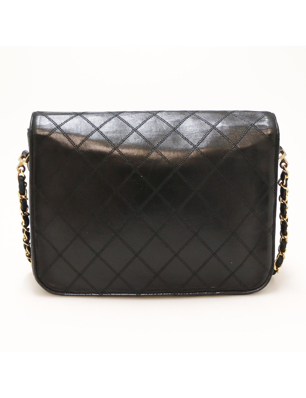 Sac CHANEL  CC cuir noir