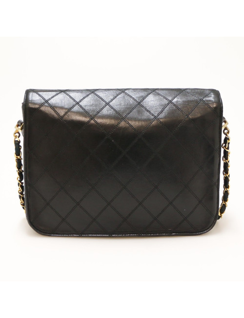 Sac CHANEL  CC cuir noir