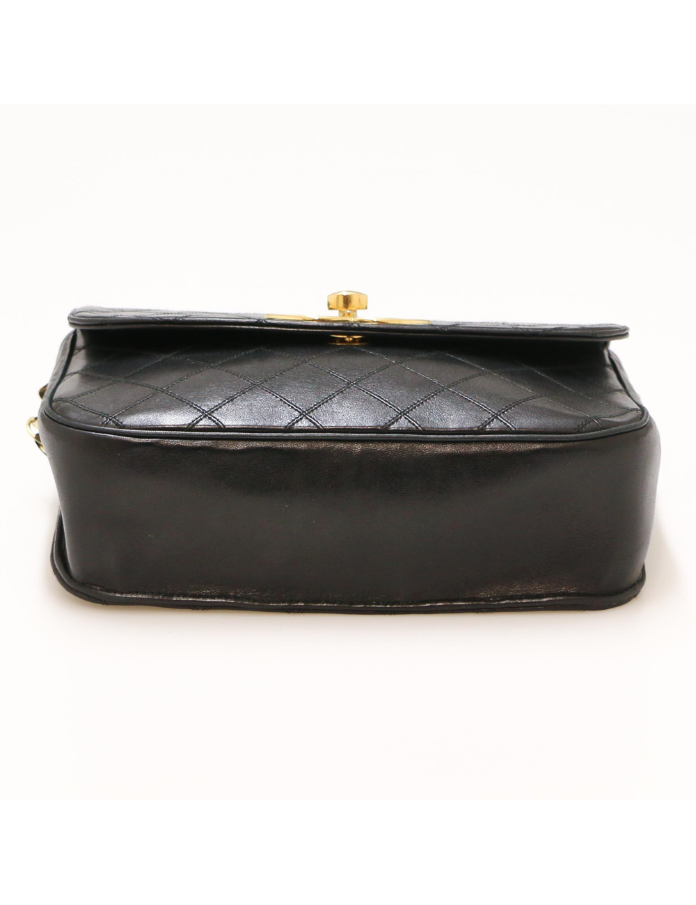 Sac CHANEL  CC cuir noir