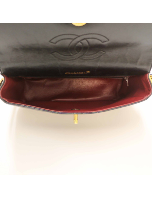 Sac CHANEL  CC cuir noir