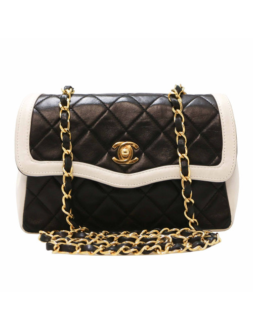 Sac CHANEL occasion bicolore