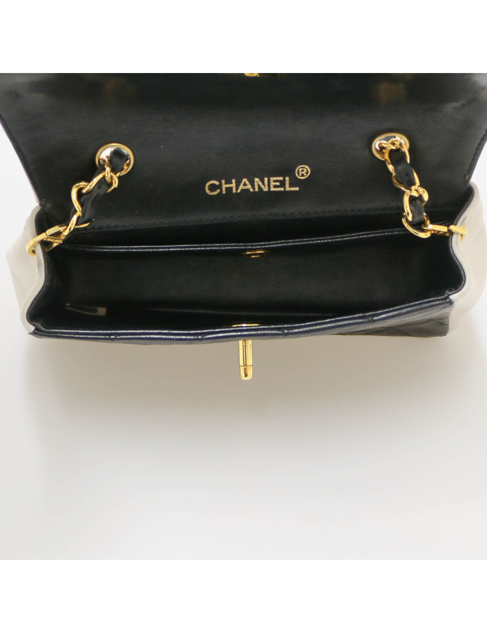Sac CHANEL occasion bicolore