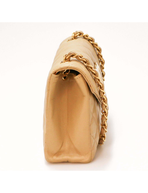 Sac CHANEL beige gros CC