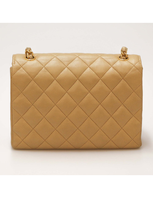 Sac CHANEL beige gros CC