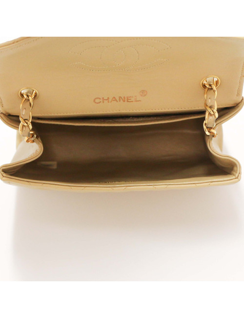 Sac CHANEL beige gros CC