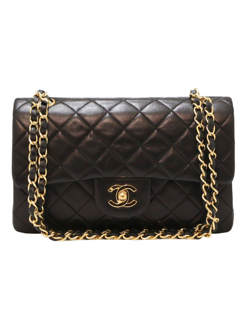 Sac classique CHANEL occasion noir