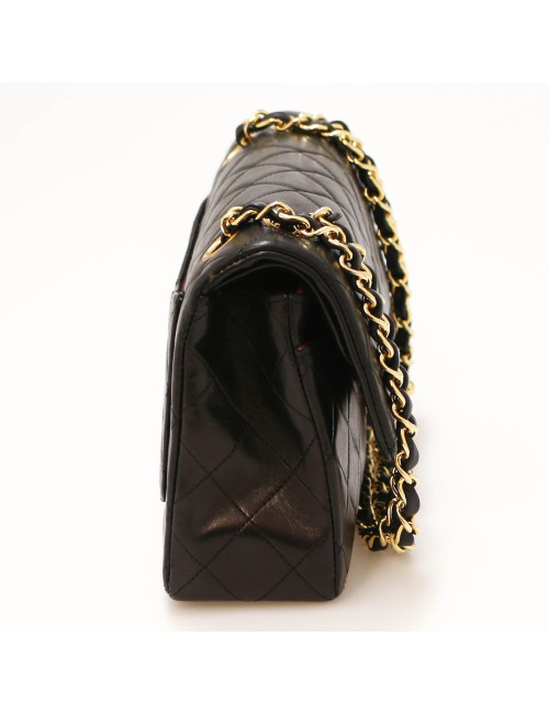 Sac classique CHANEL occasion noir