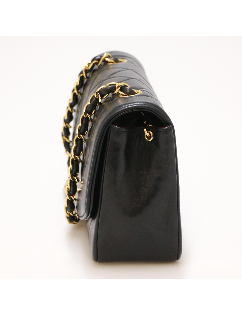 Sac CHANEL Diana cuir noir