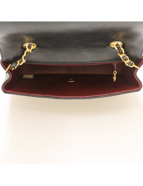 Sac CHANEL Diana cuir noir