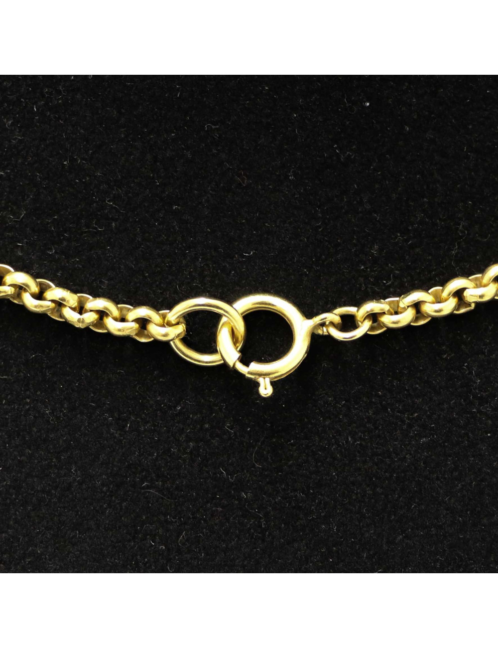 Collier pendentif CHANEL vintage doré