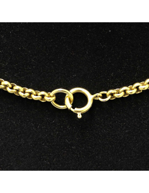 Collier pendentif CHANEL vintage doré