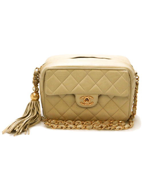 Mini sac Camera CHANEL beige