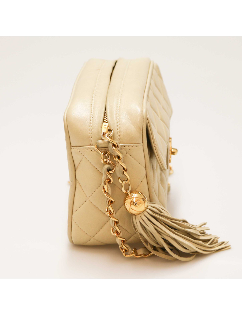 Mini sac Camera CHANEL beige