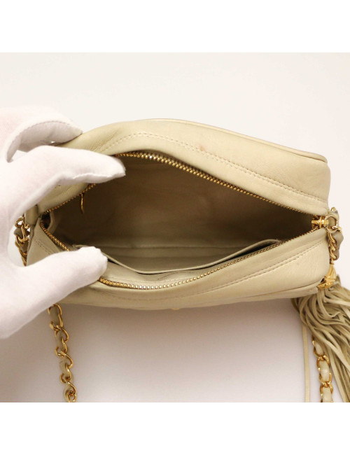 Mini sac Camera CHANEL beige