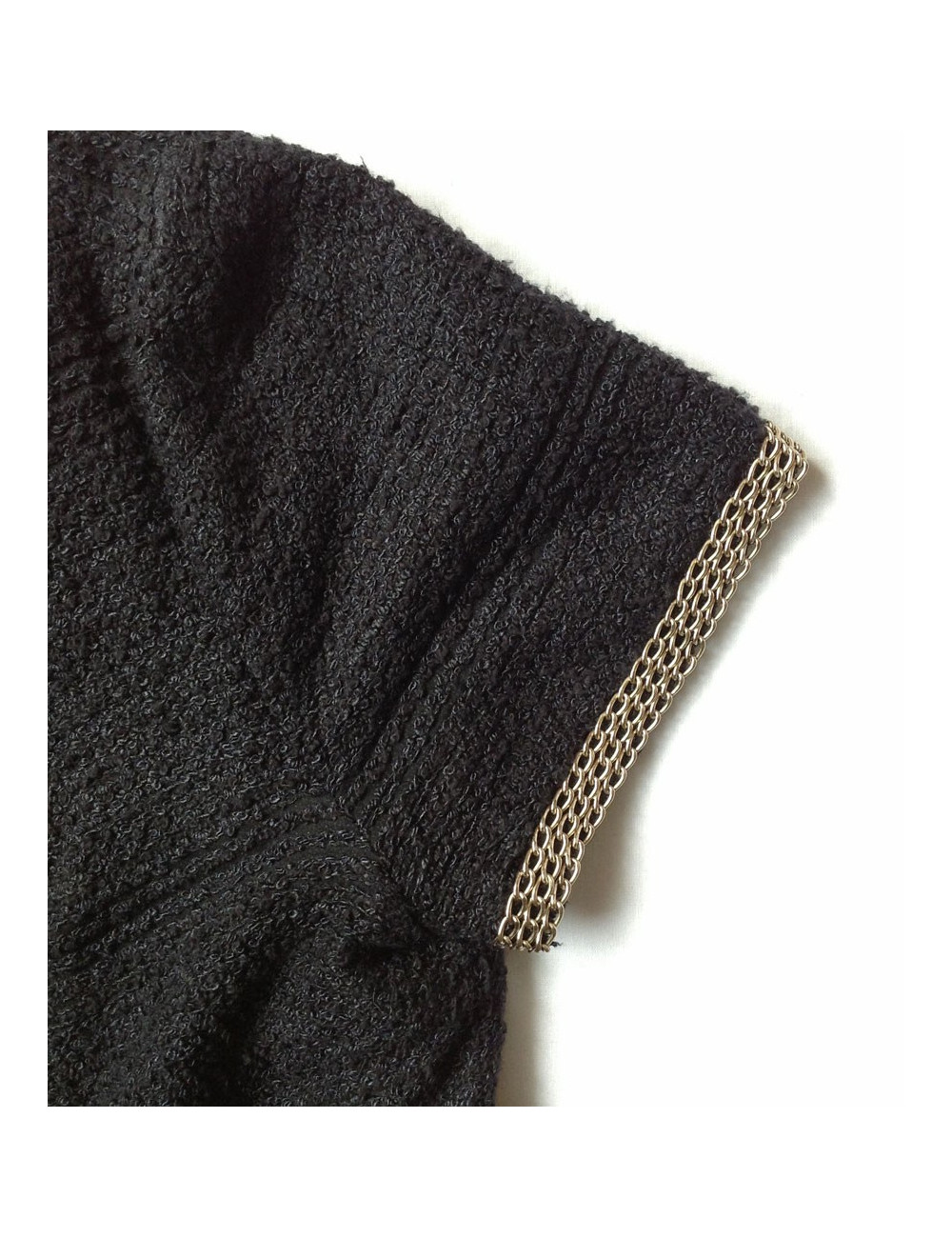 Robe CHANEL collector Chaines dorées t 38