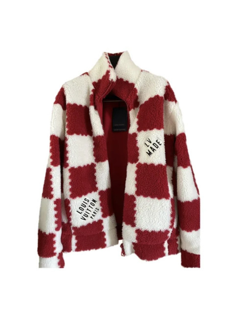Blouson LOUIS VUITTON Fleece jacquard damier 