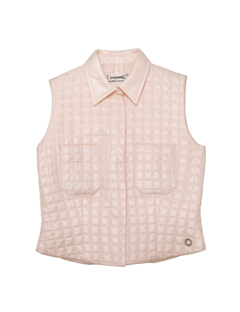 Veste sans manche CHANEL Identification rose