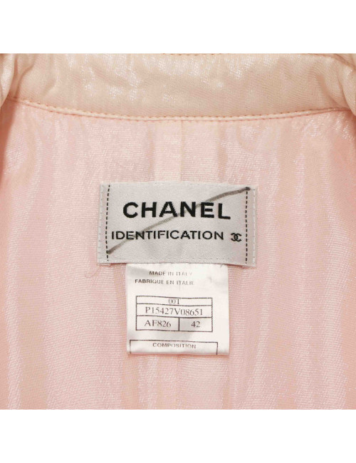 Veste sans manche CHANEL Identification rose