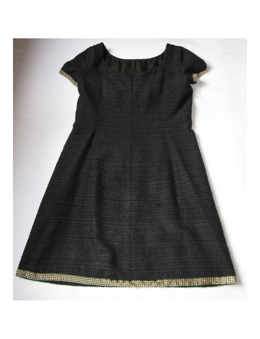 Robe CHANEL collector Chaines dorées t 38